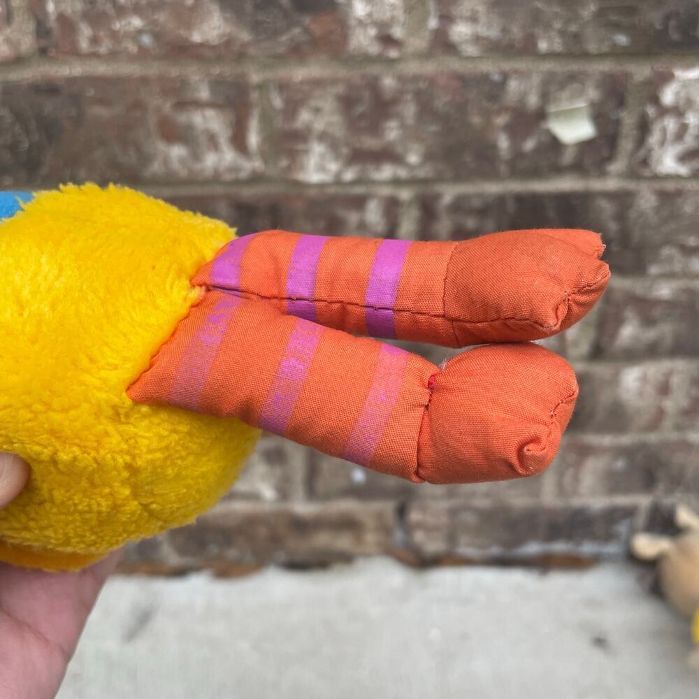VINTAGE Big Bird 10" Sesame Street Applause 1981 Plush Toy Stuffed Animal - Picture 3 of 7